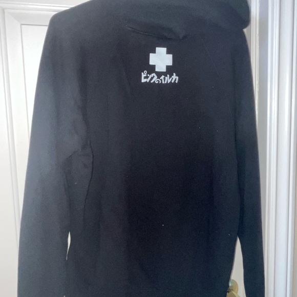 Pink Dolphin Black Zippered hoodie - Picture 3 of 3